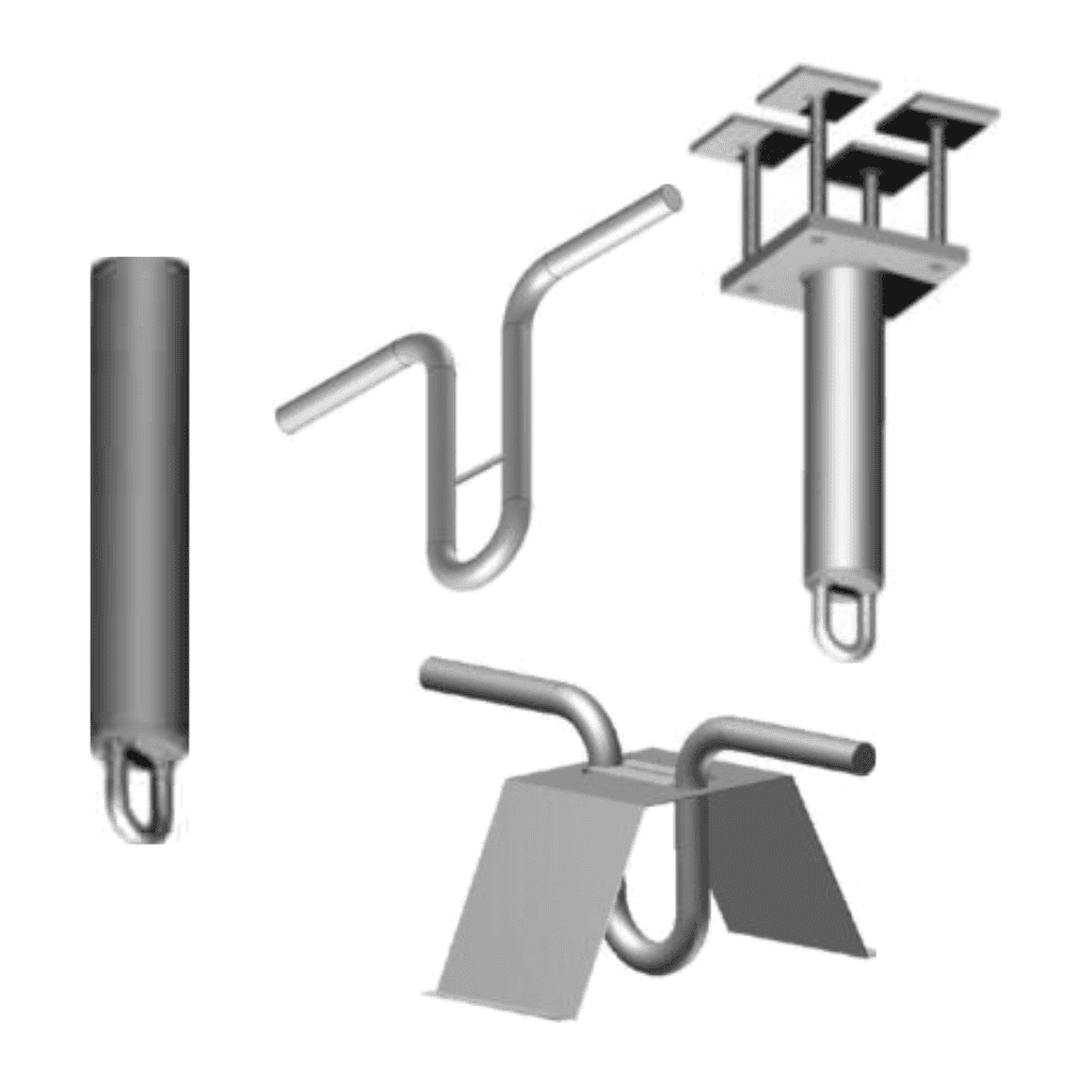 roof tie back anchors