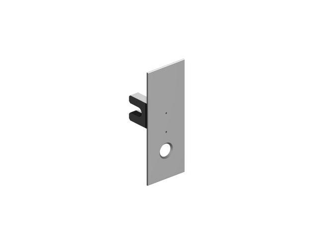 Wall Anchor Accessory - Cover Plate for Recessed Flush Mounted Wall Anchor