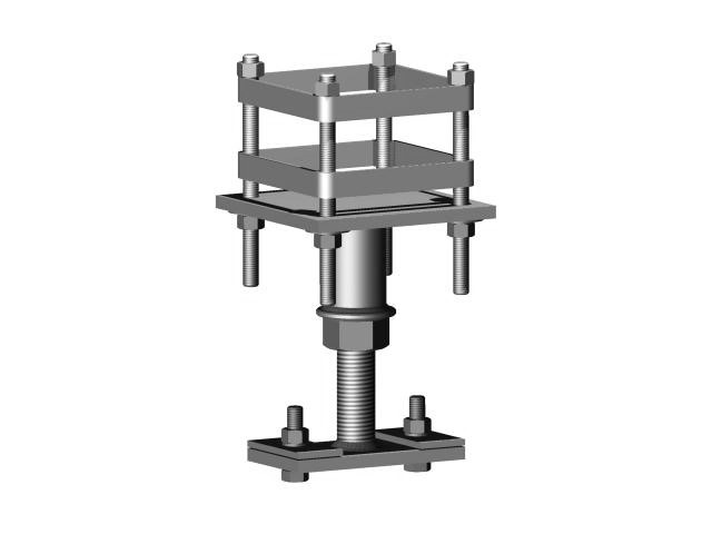 Monorail - Hanger - Cast in Cage - Screw